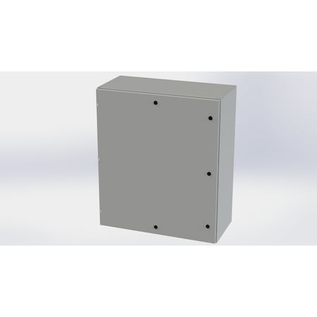 Saginaw Control & Engineering 1/4 Turn Latch Electrical Enclosures, 42 in H, 16 in D, 36 in W, NEMA 3R, 4, 12, 13, Carbon Steel SCE-42EL3616LP